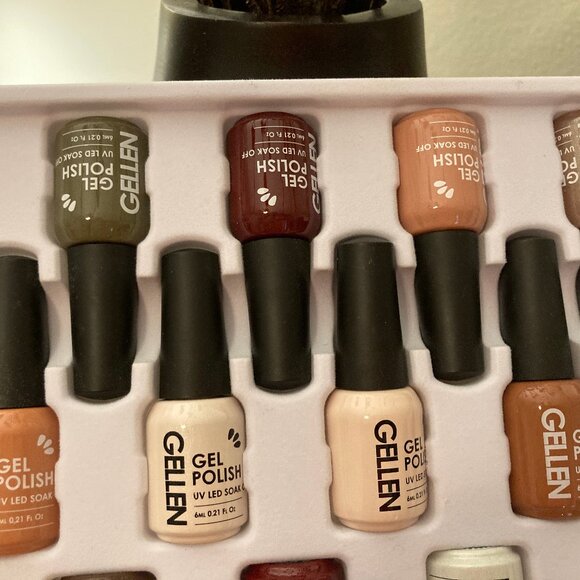 Gel Nail Collection 16 Colors 1 Top Coat 1Base Coat - Picture 5 of 6